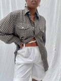 Camisa de seda vintage