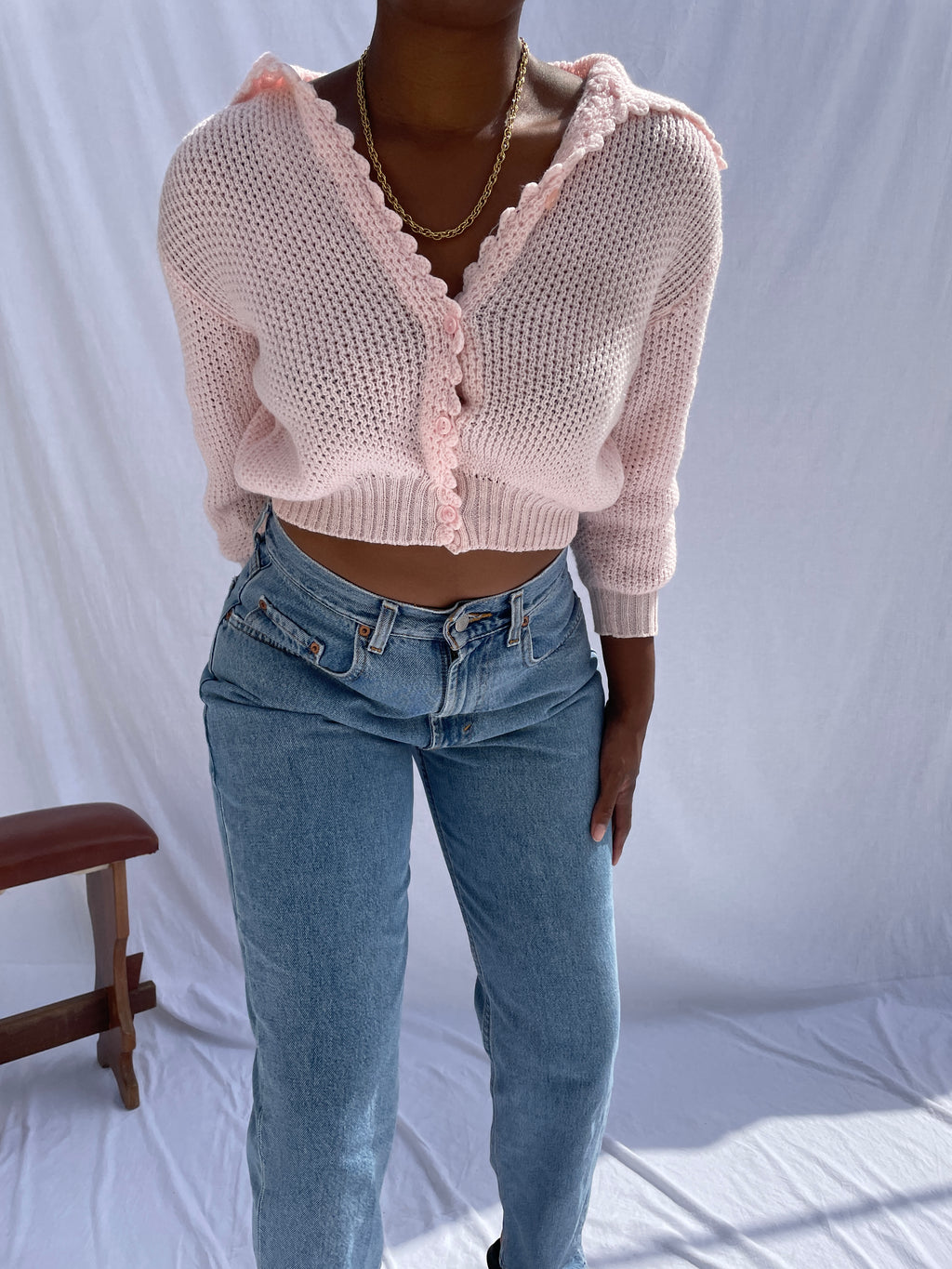 Cardigan Rosa