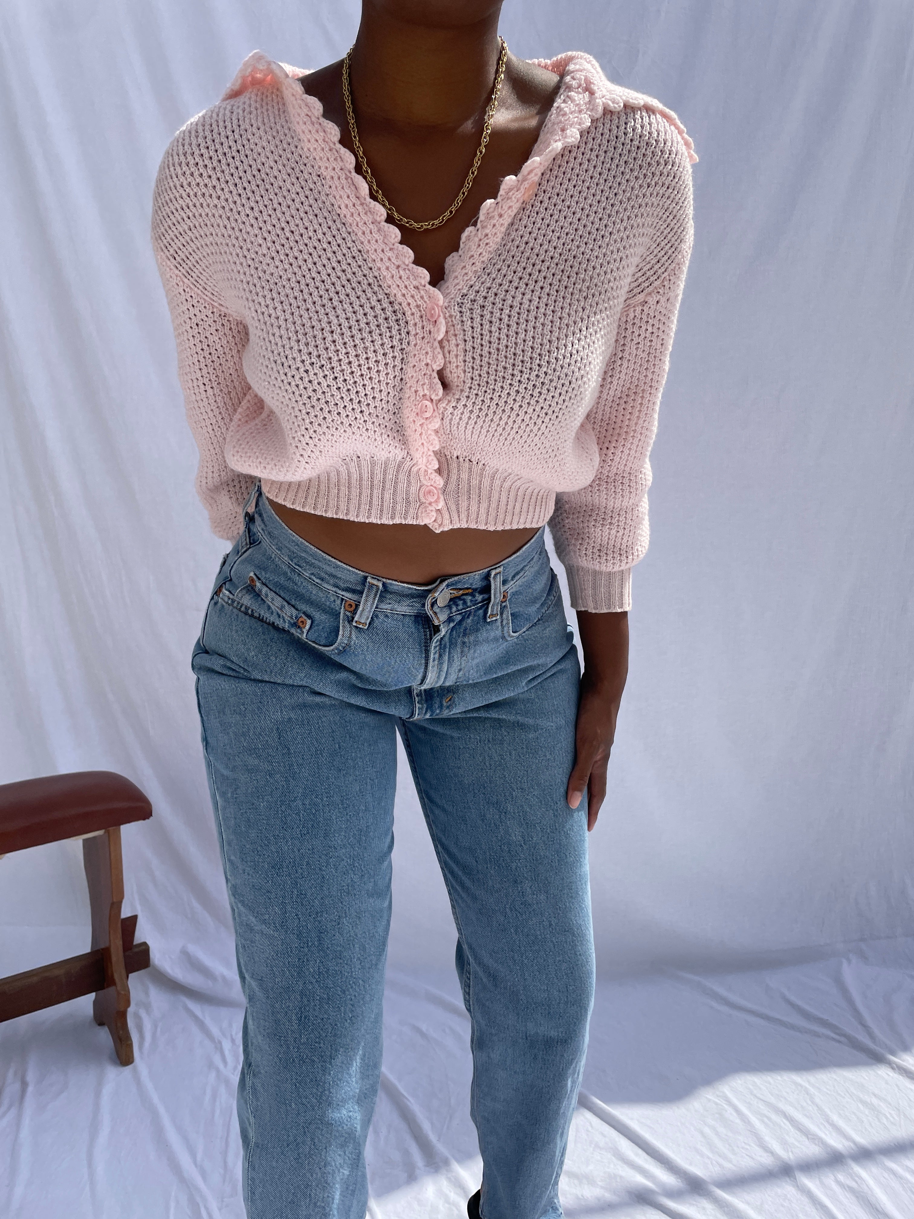 Cardigan Rosa