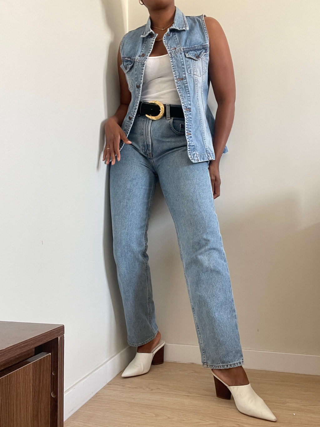 Colete denim