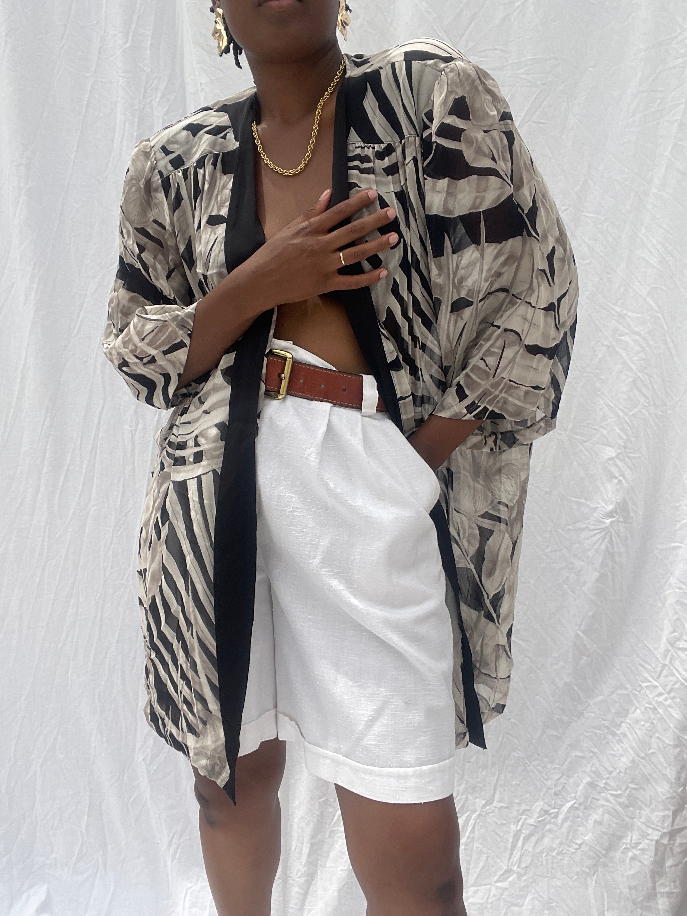 Kimono de seda
