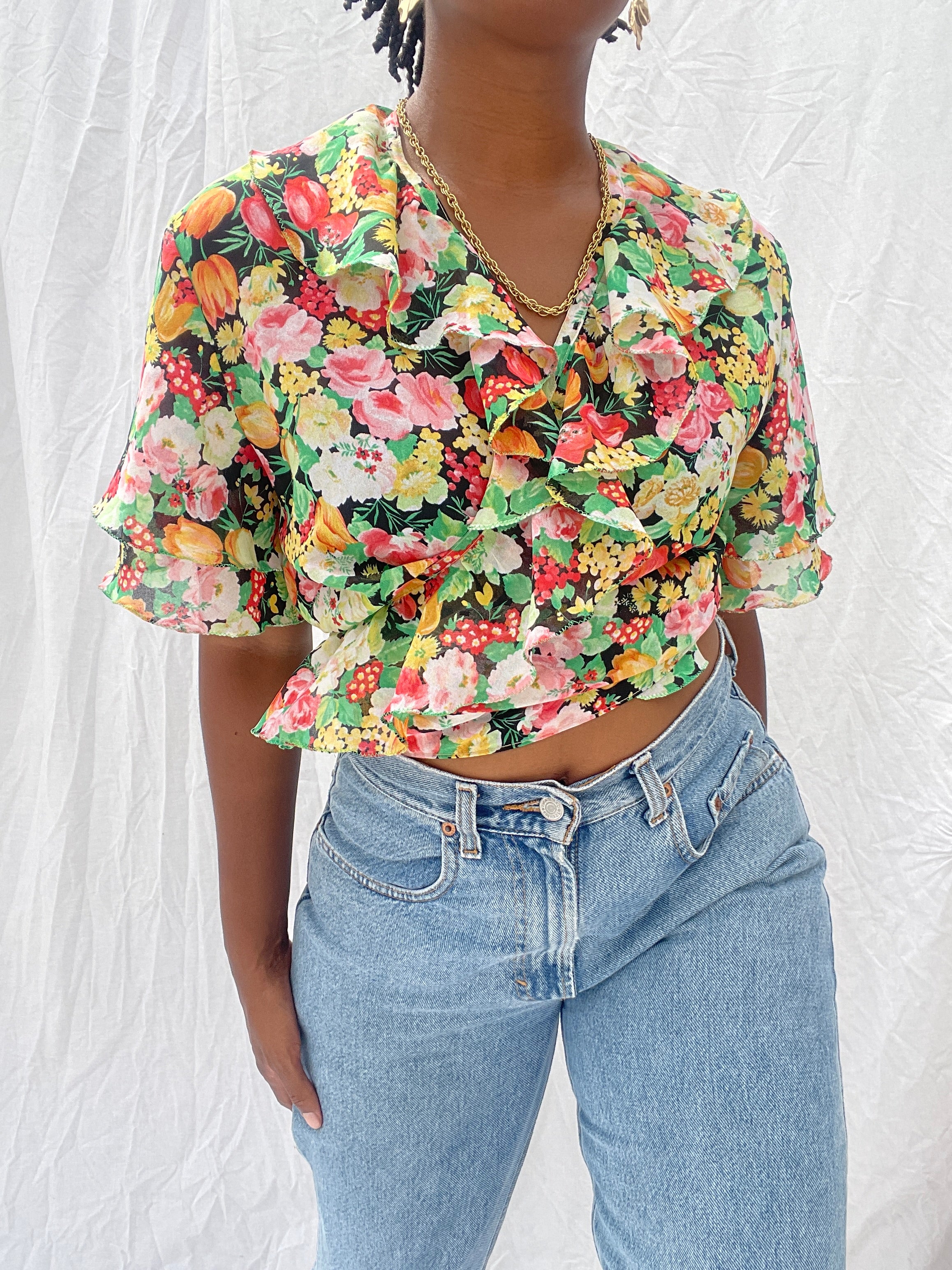Blusa de flores