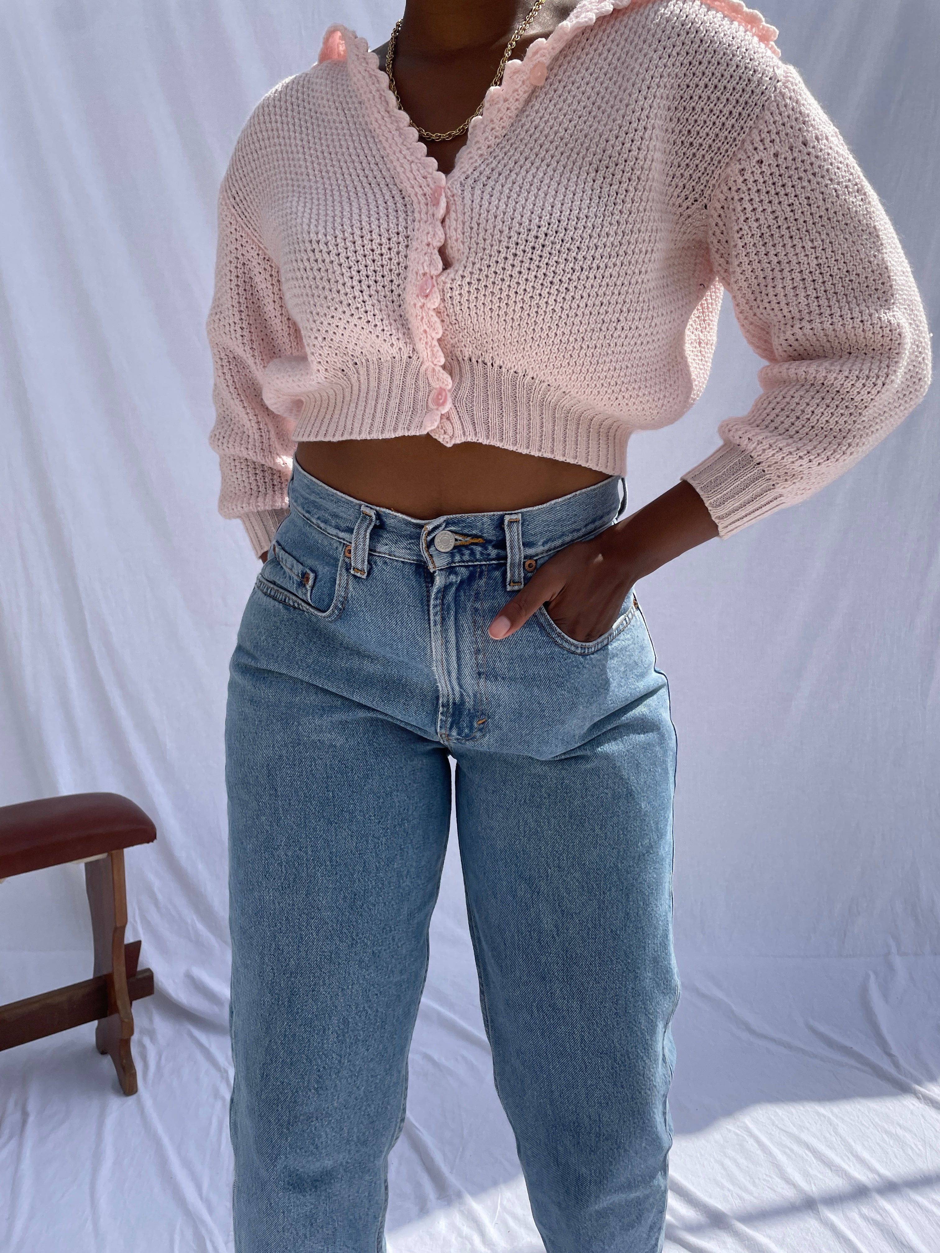 Cardigan Rosa