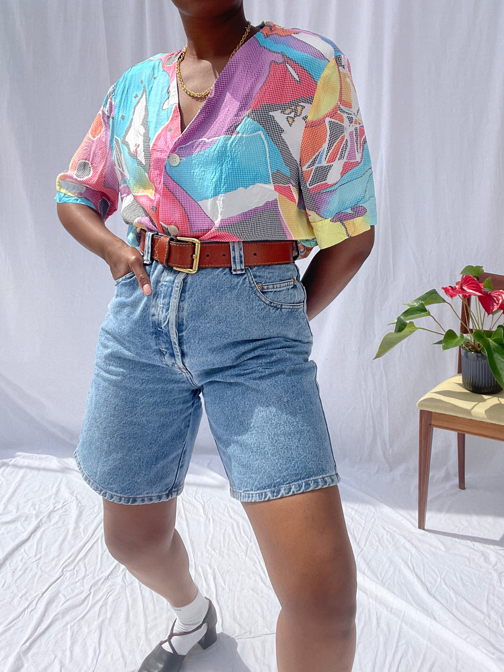 Camisa colorida