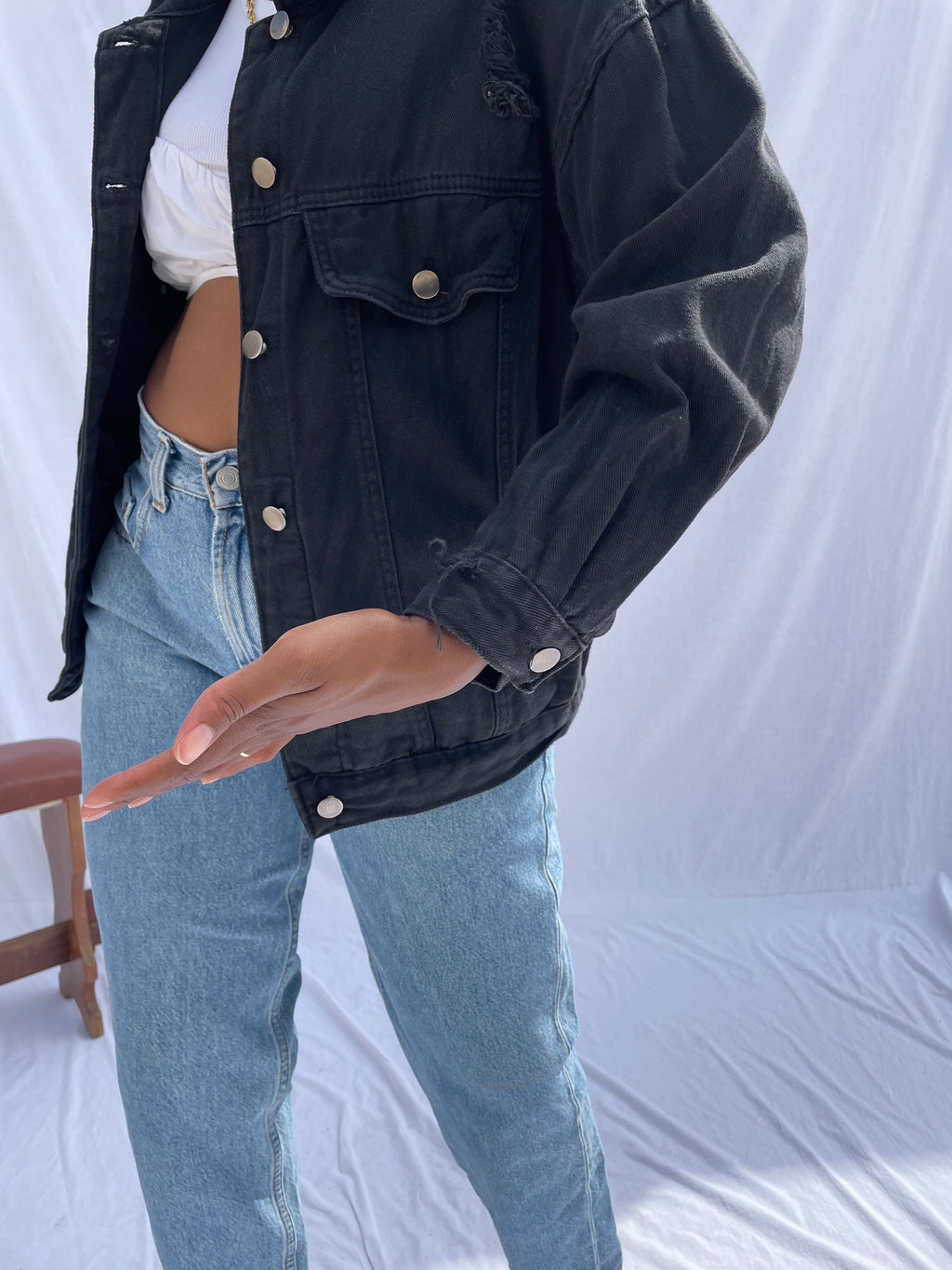 Blusão preto lefties
