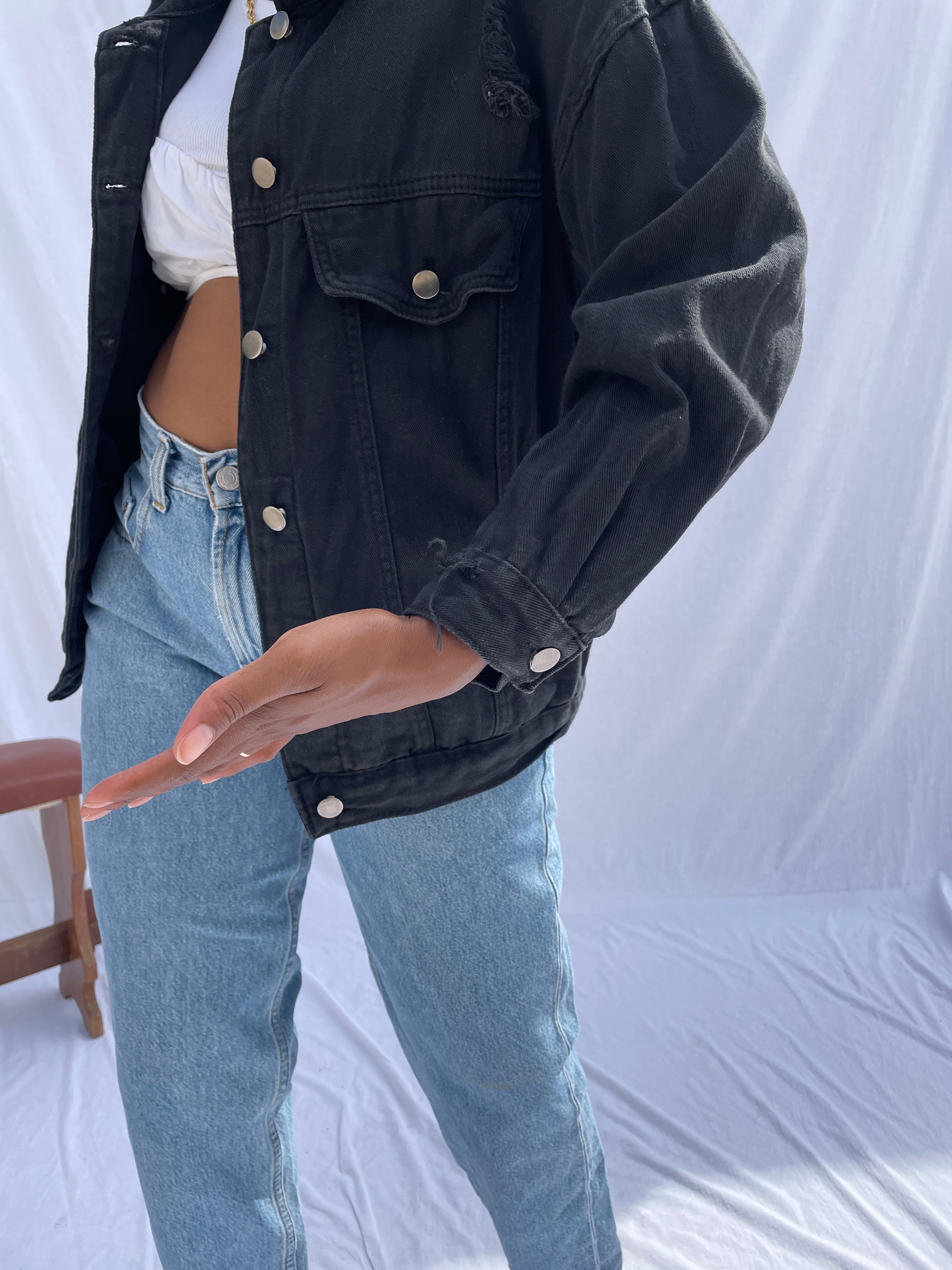 Blusão preto lefties
