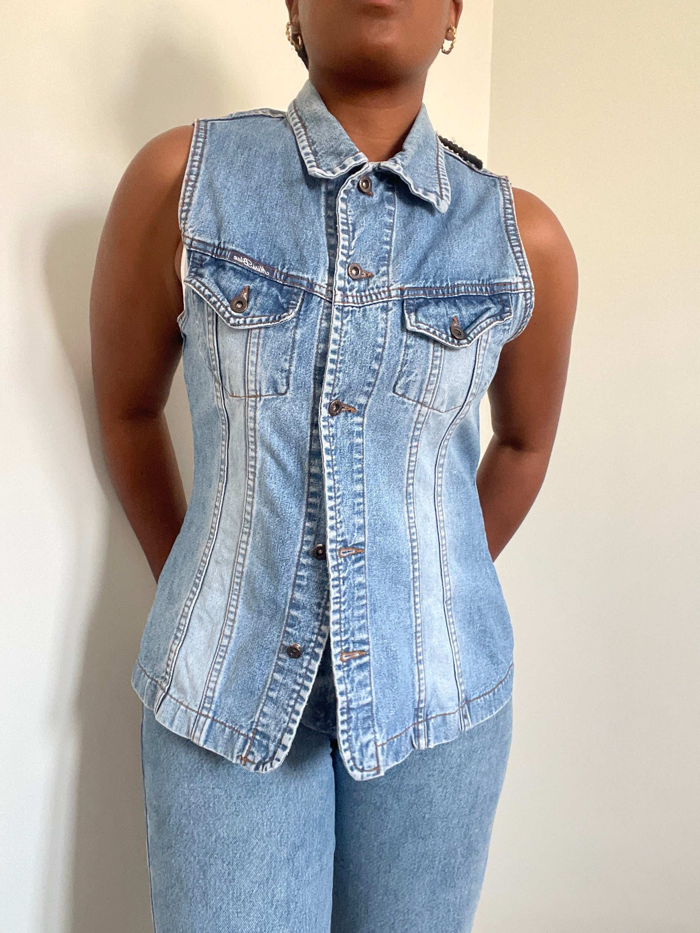 Colete denim