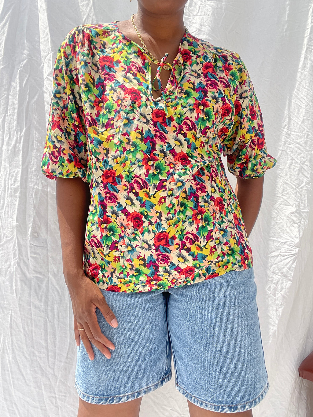 Blusa de flores