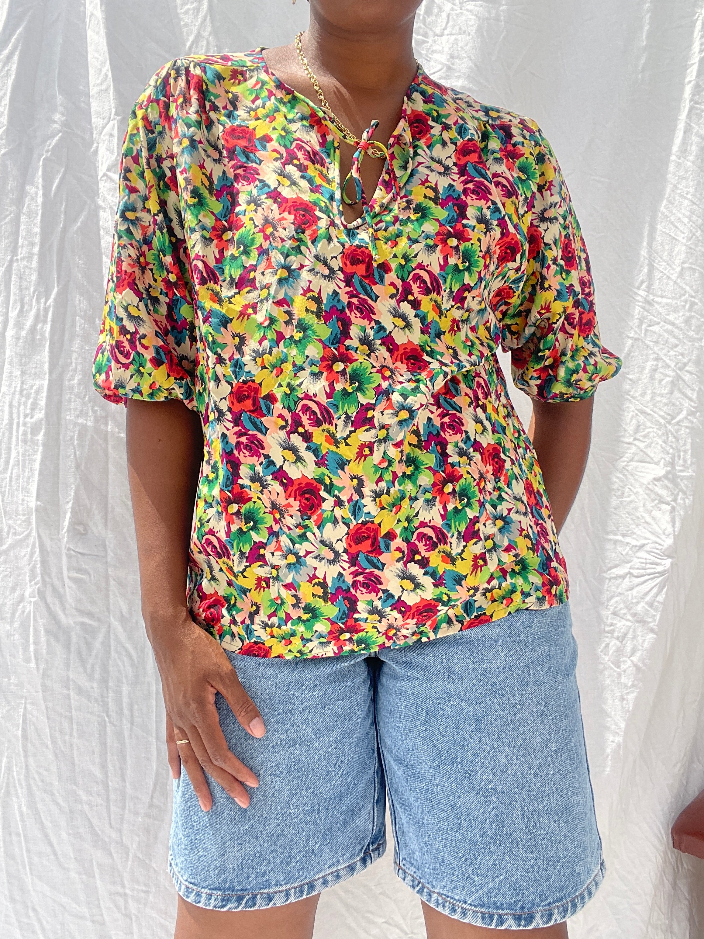 Blusa de flores