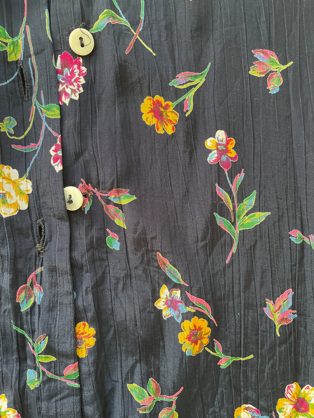 Camisa Vintage Floral Bianaca Anos 90