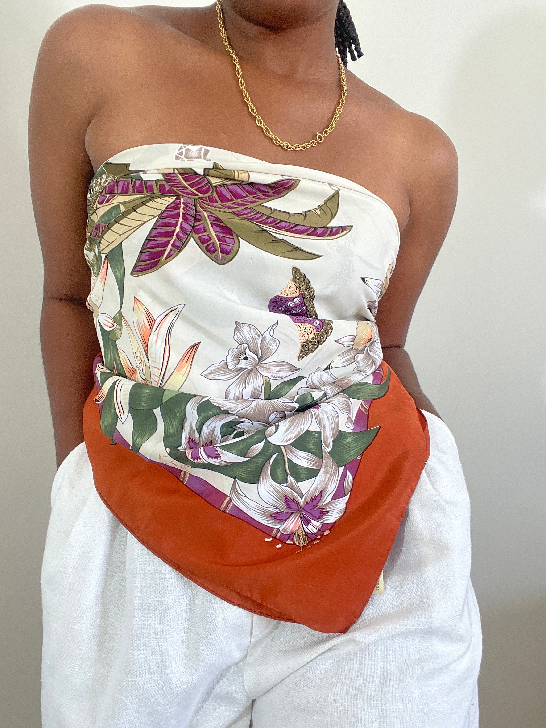Lenço vintage L’orangerie