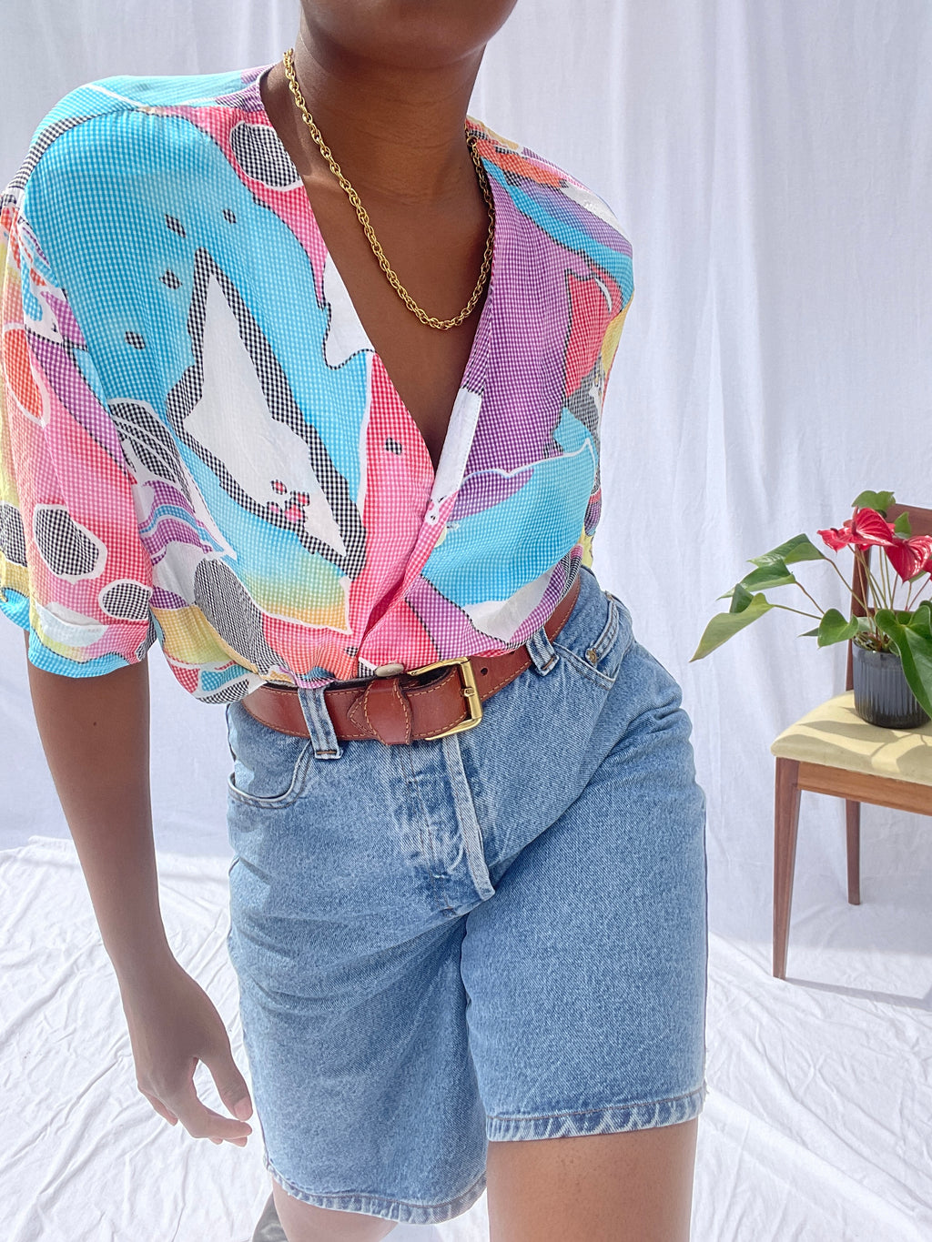 Camisa colorida
