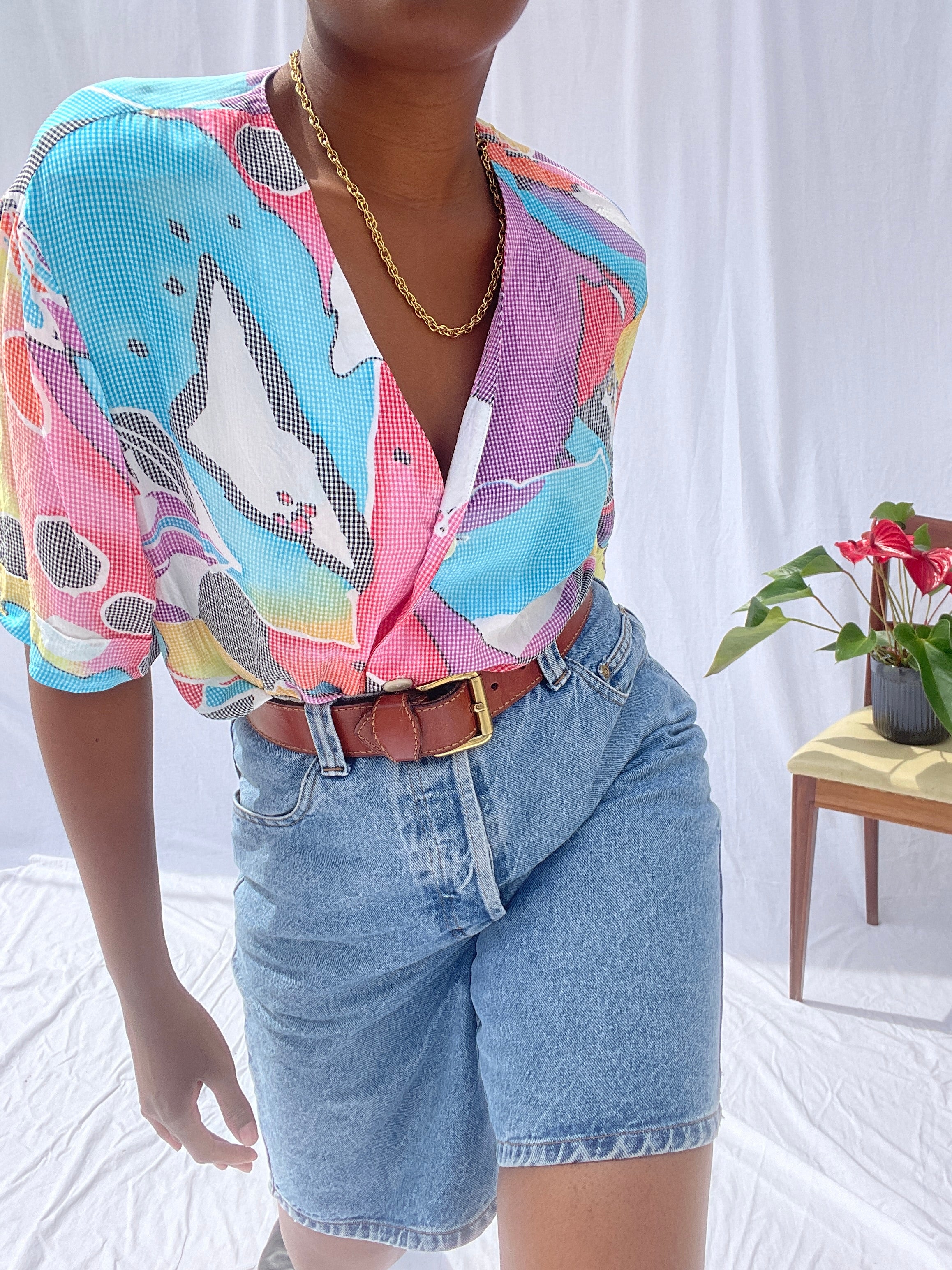 Camisa colorida