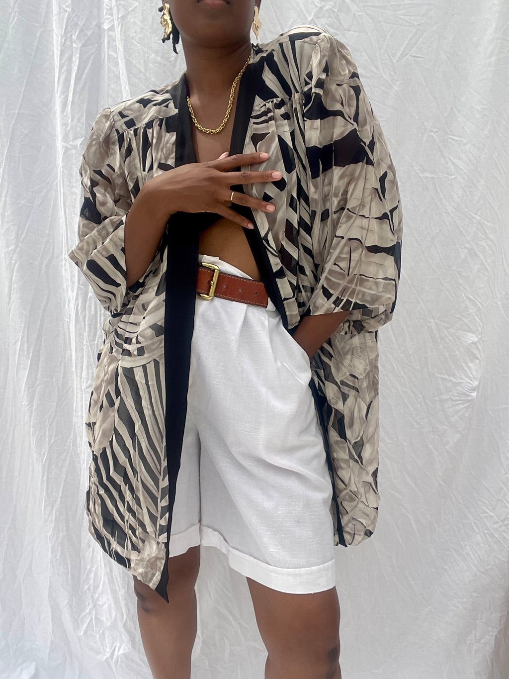 Kimono de seda