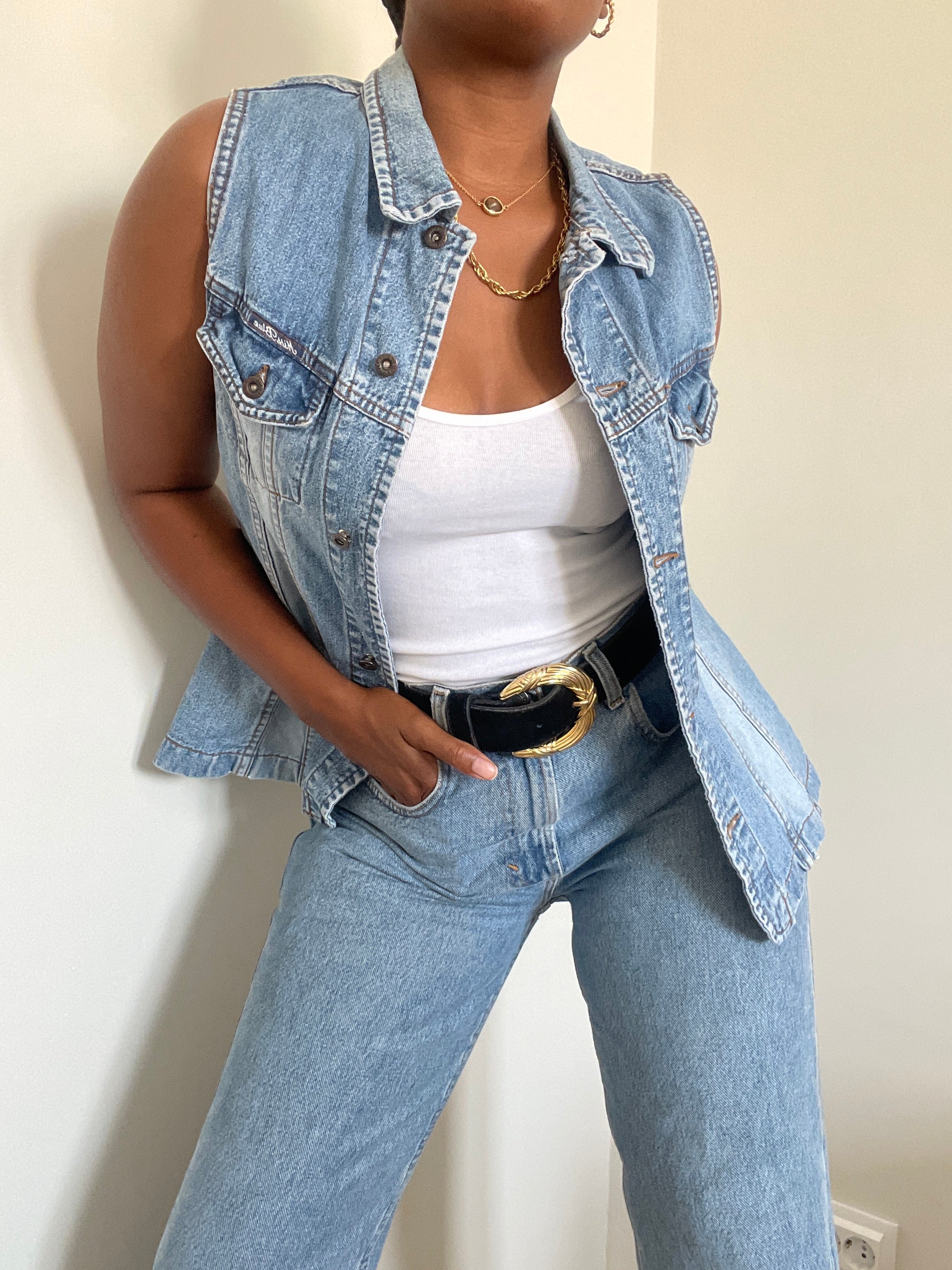 Colete denim