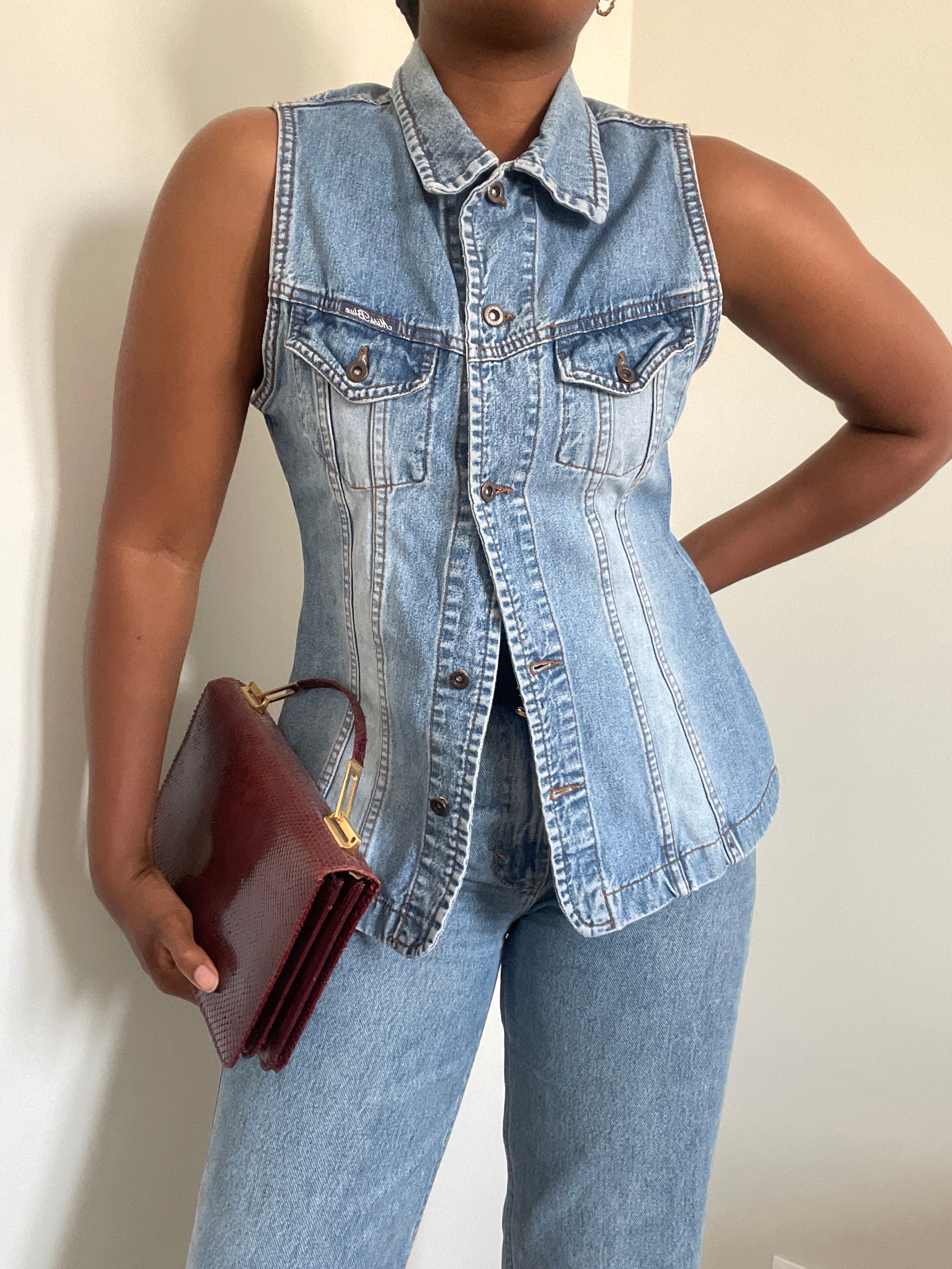 Colete denim