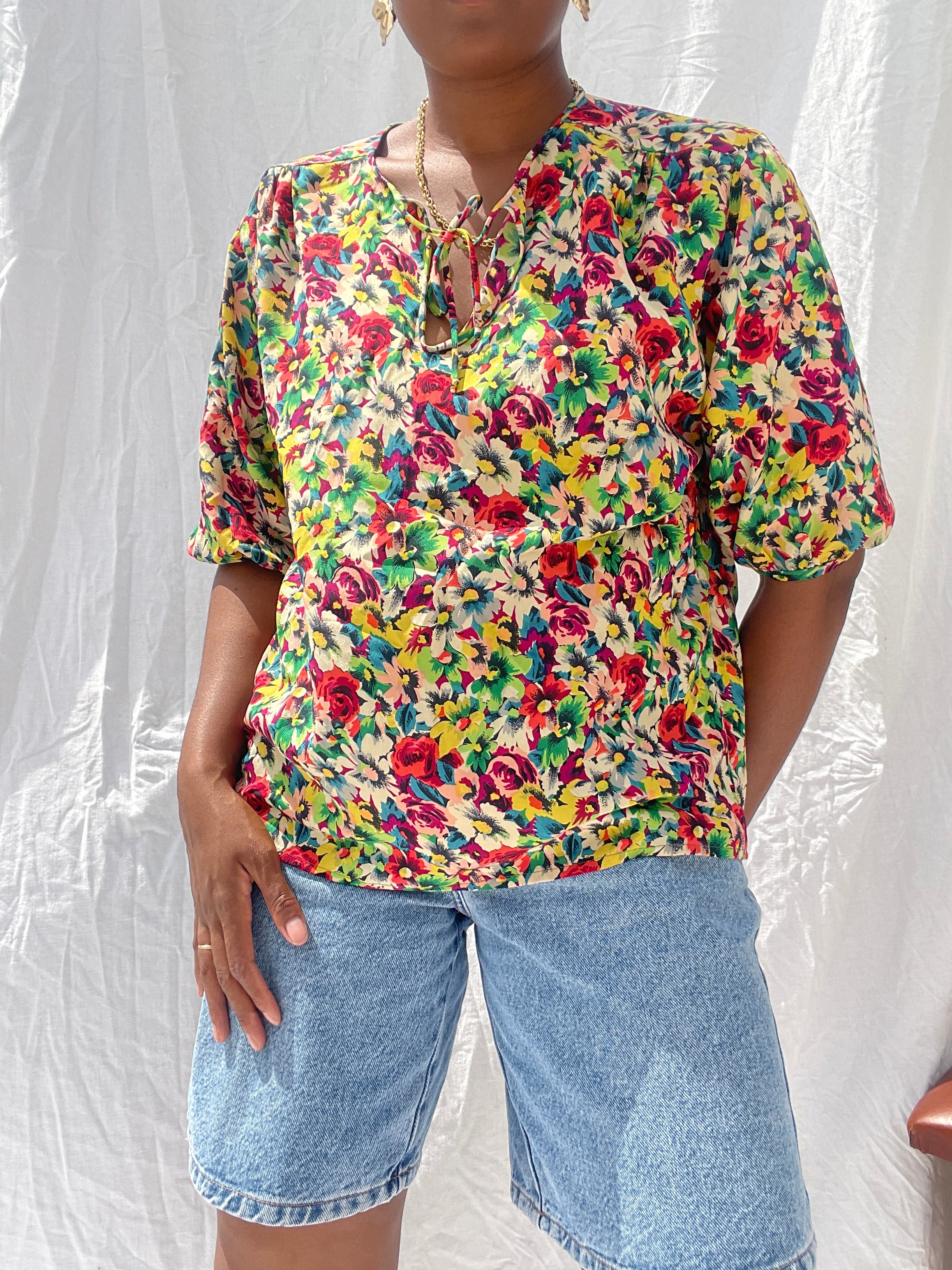 Blusa de flores