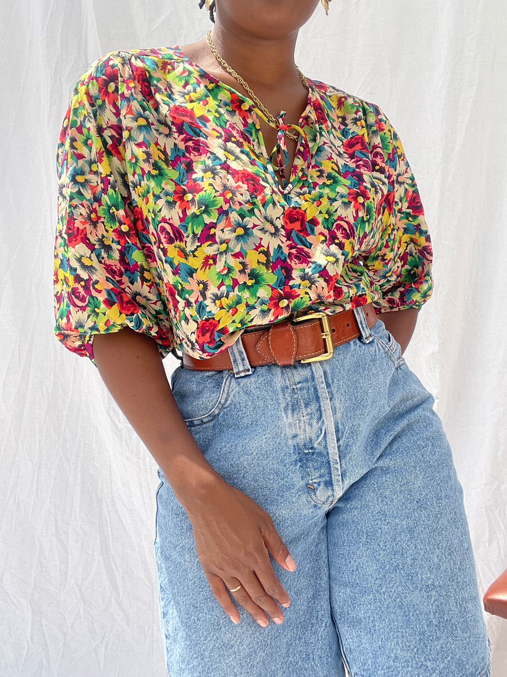 Blusa de flores