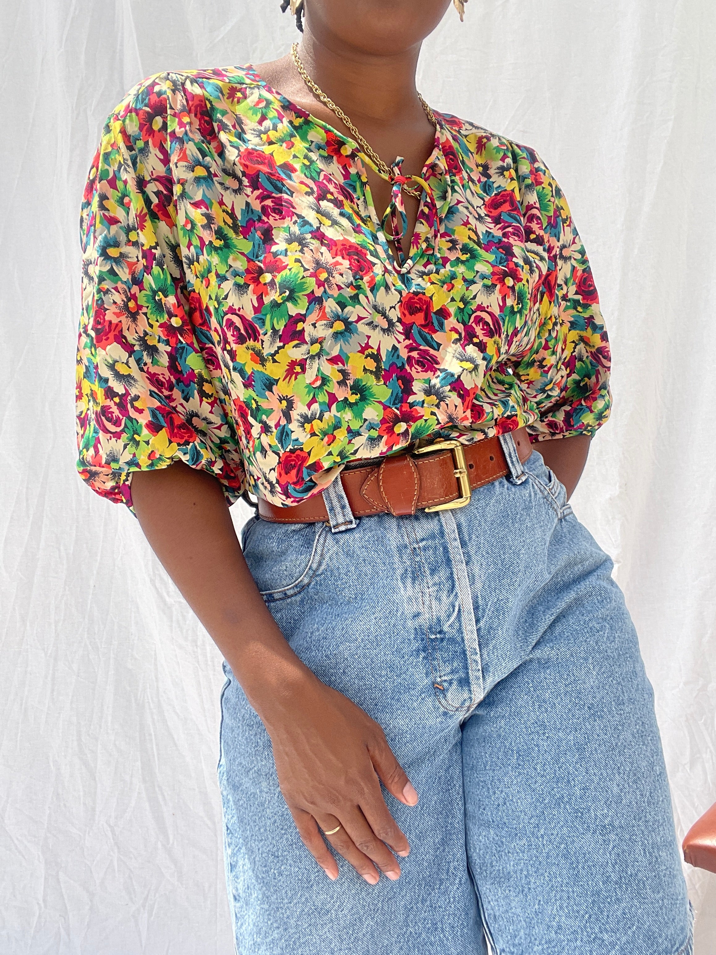 Blusa de flores
