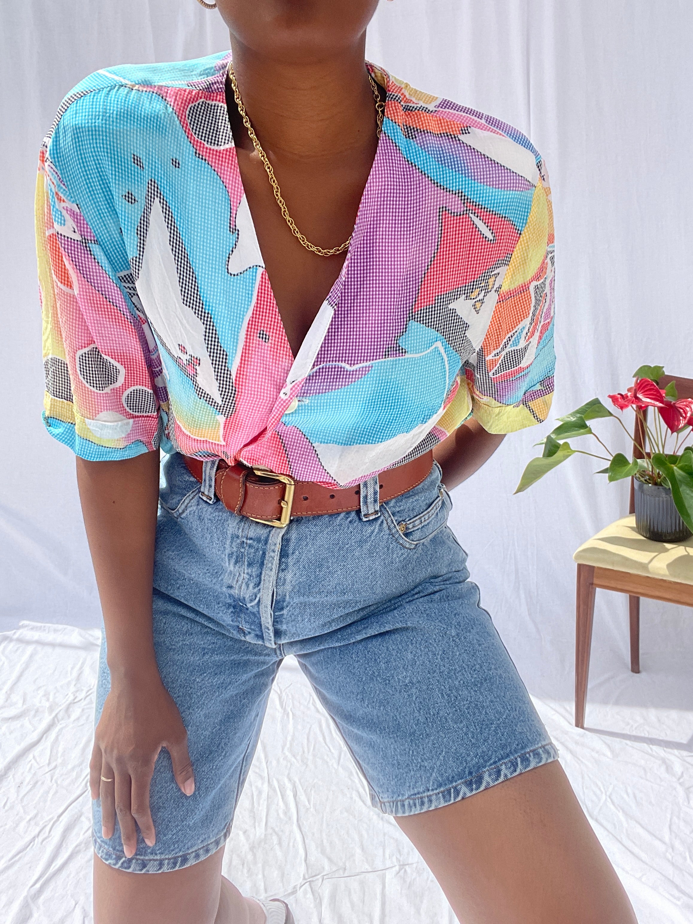 Camisa colorida