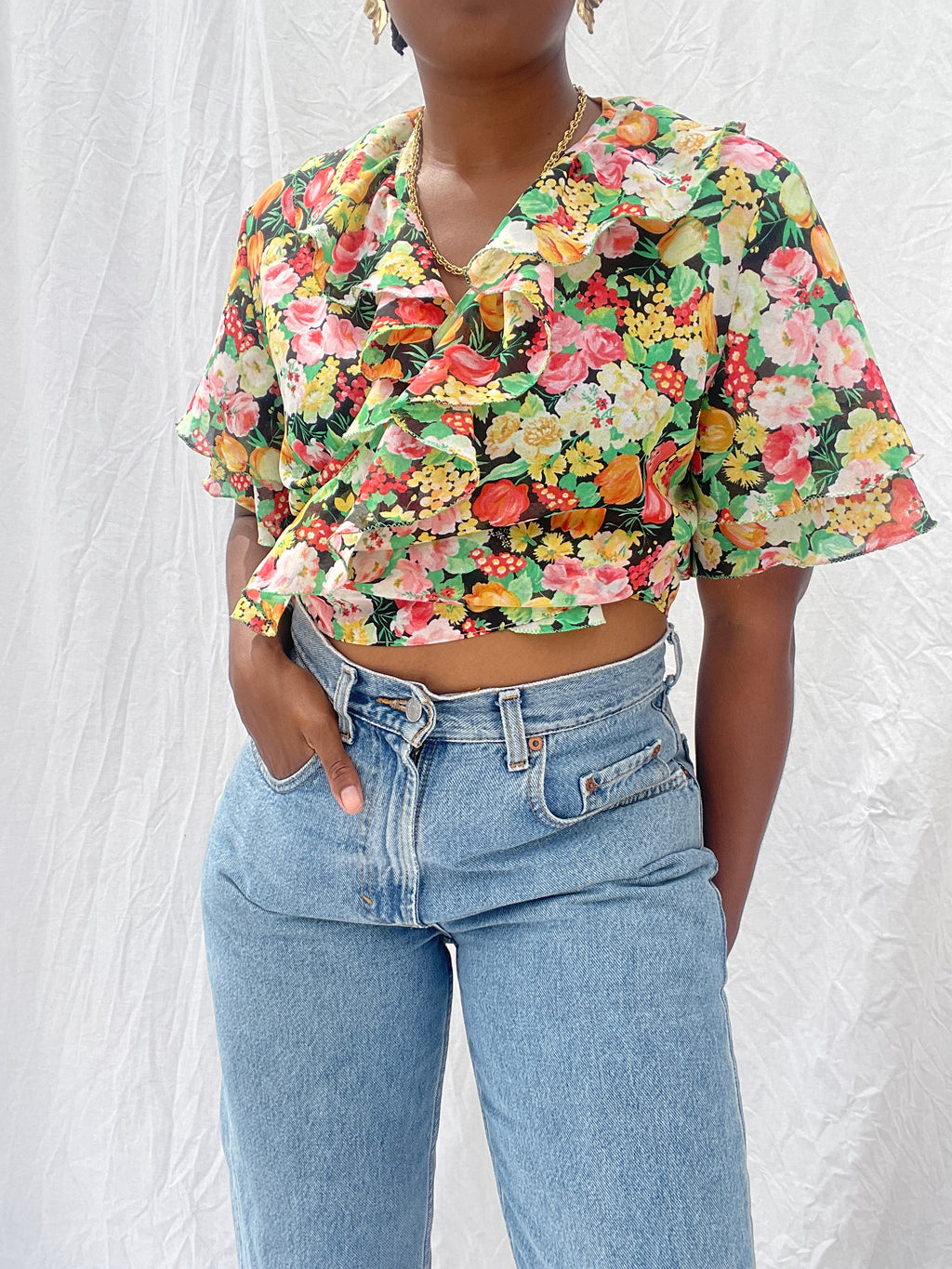 Blusa de flores