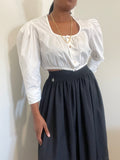 Top de mangas vintage da Hess