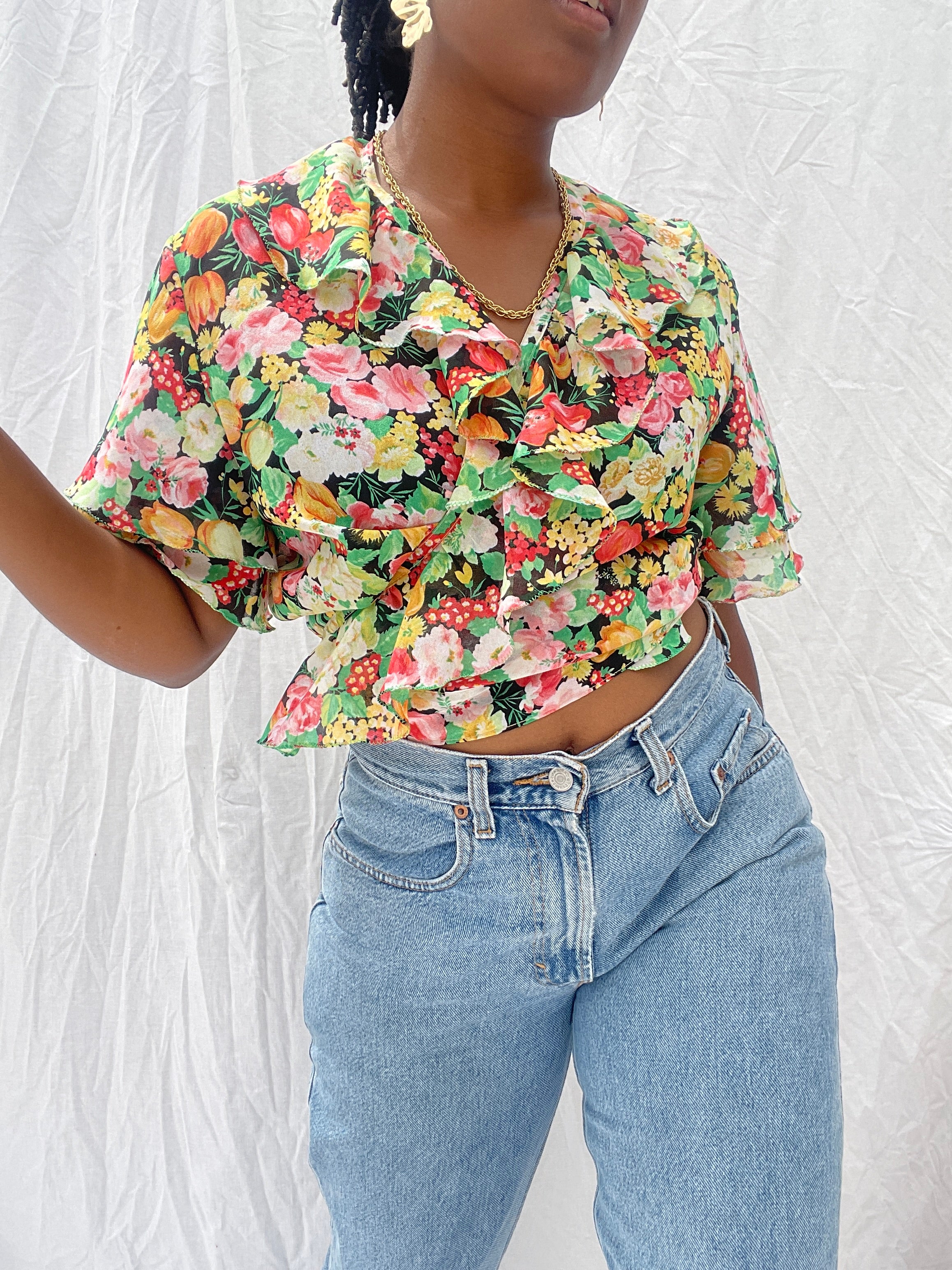 Blusa de flores