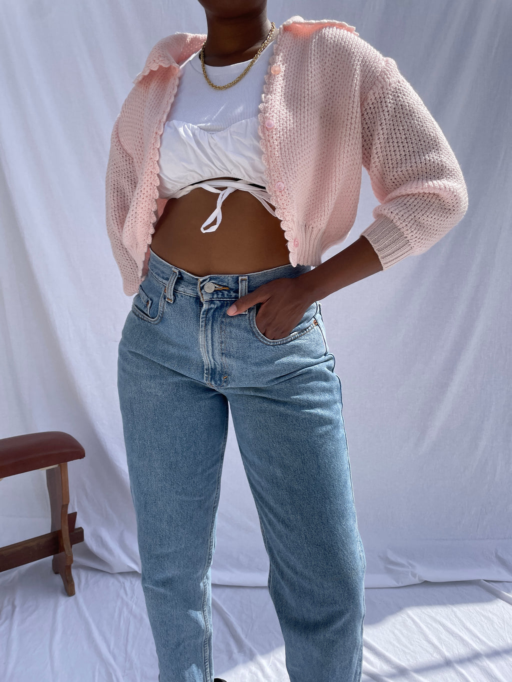 Cardigan Rosa