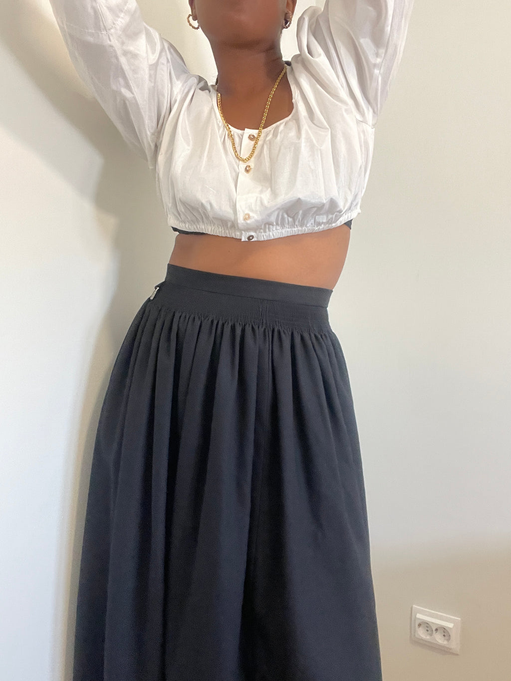 Top de mangas vintage da Hess