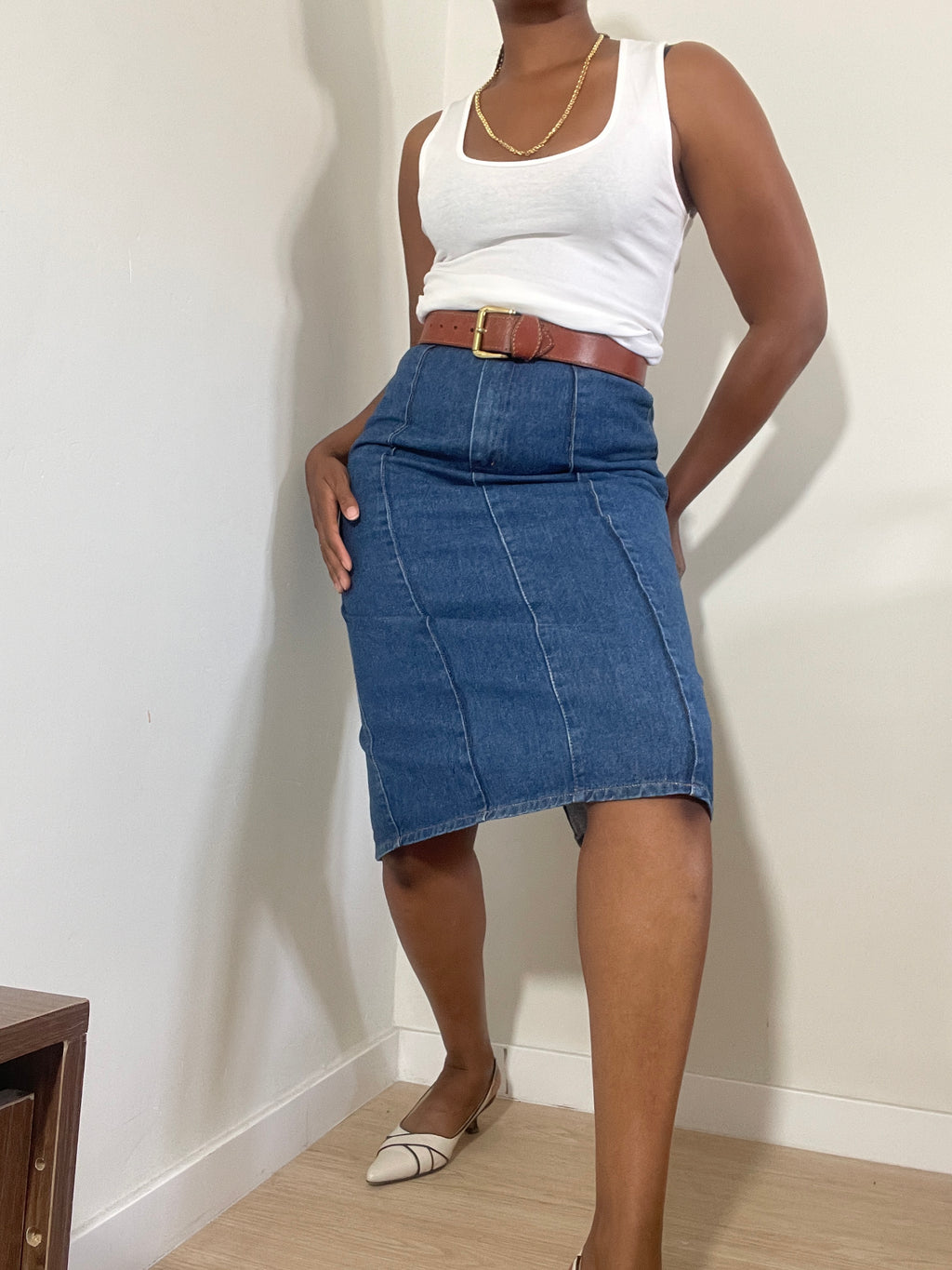 Saia denim vintage C&A