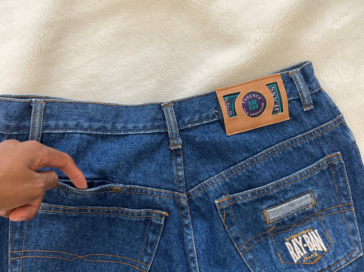Vintage Ray Ban Denim Jeans 80s 90s Streetwear