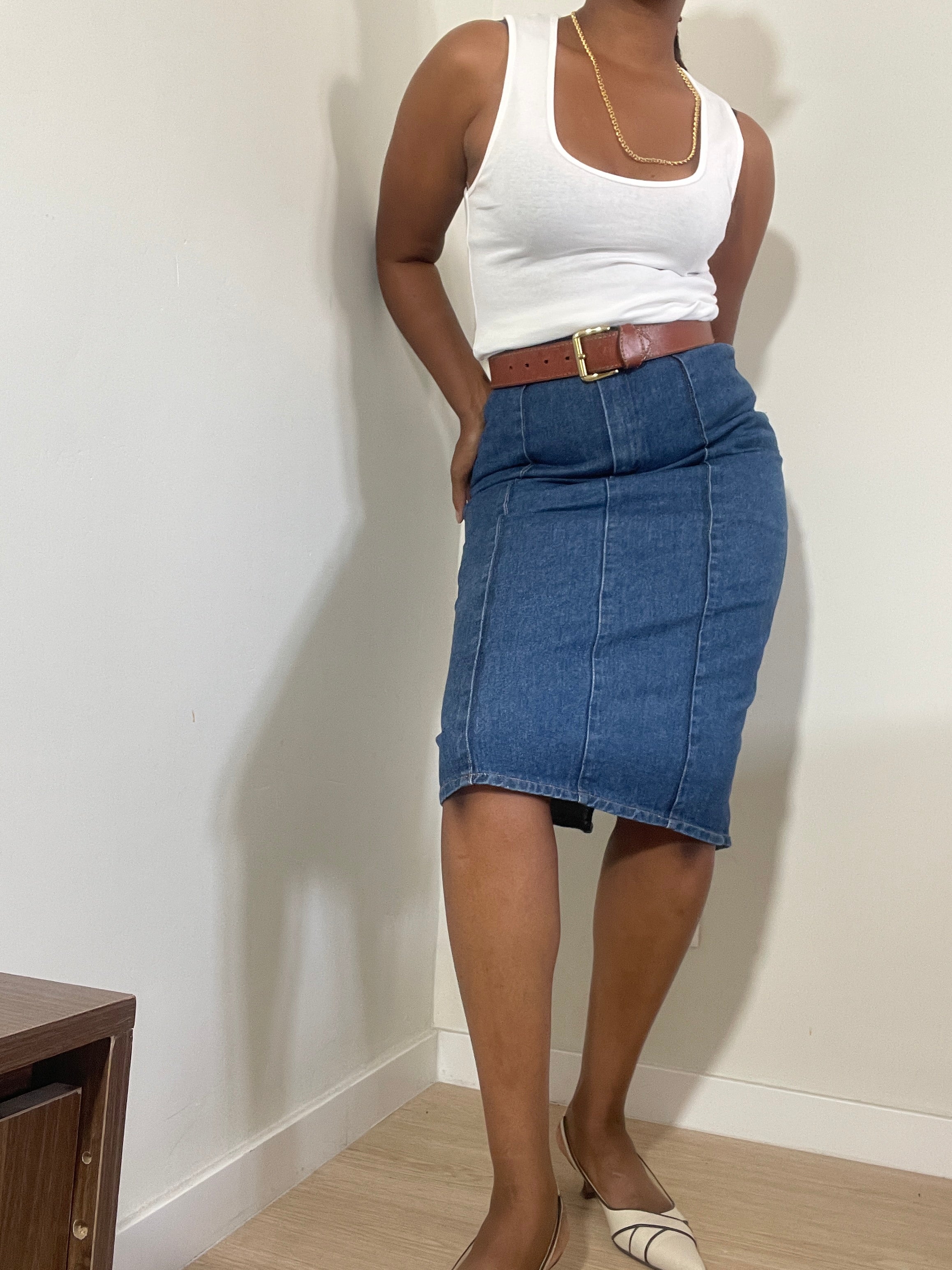 Saia denim vintage C&A