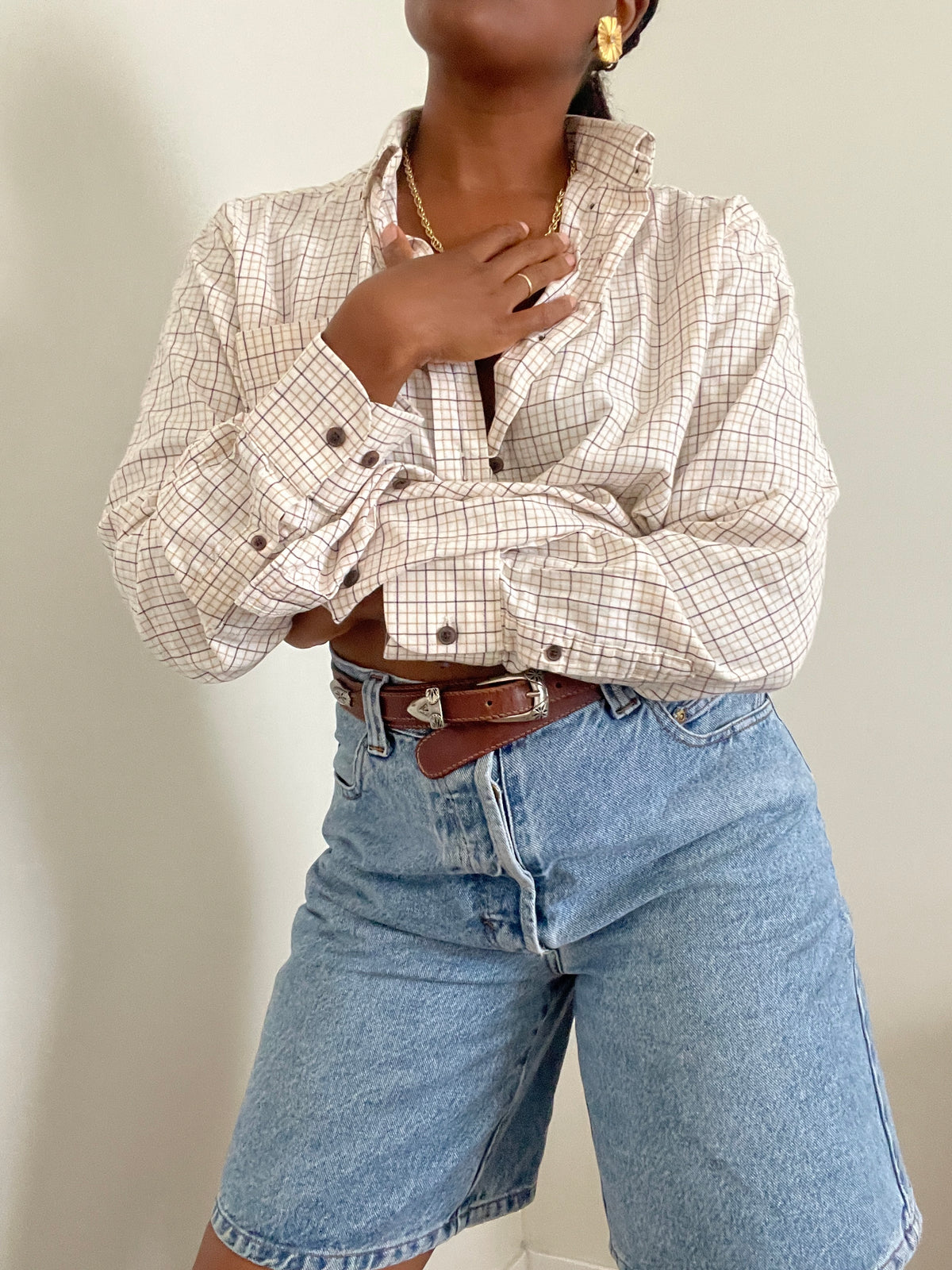 Camisa de Algodão Xadrez Giovani Galli – Classic Fit