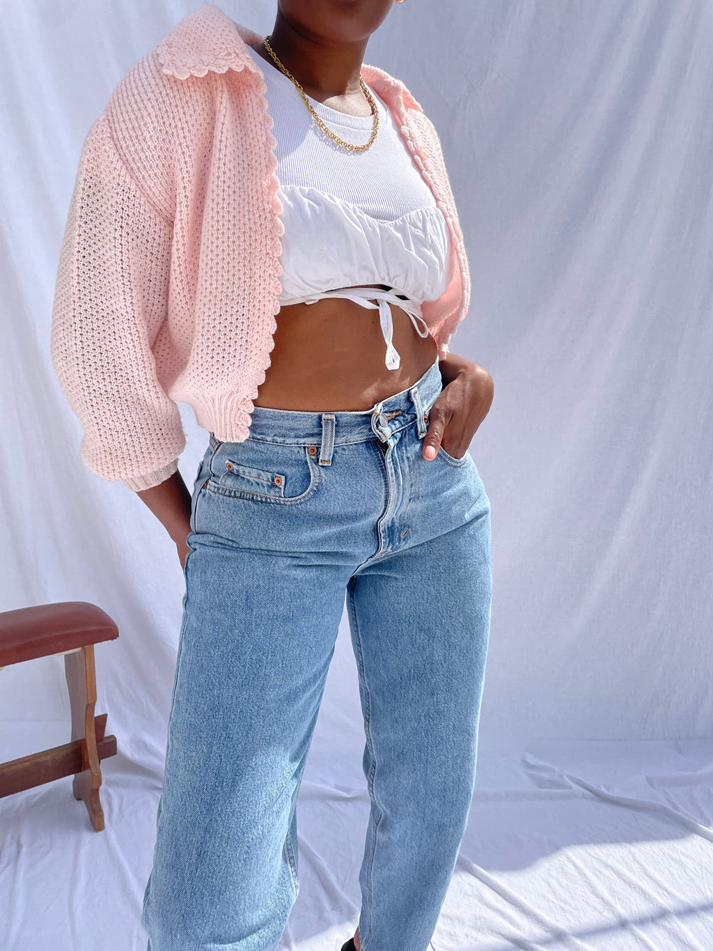 Cardigan Rosa