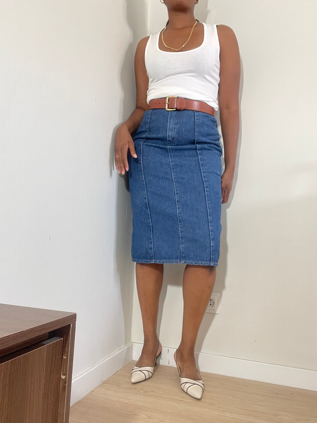 Saia denim vintage C&A