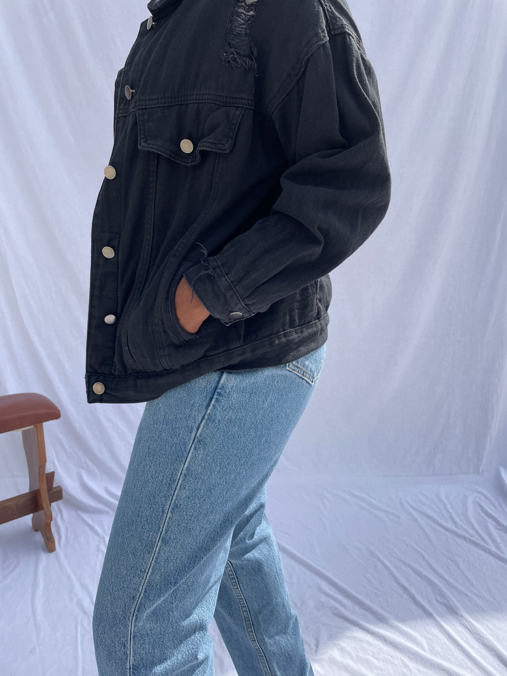 Blusão preto lefties