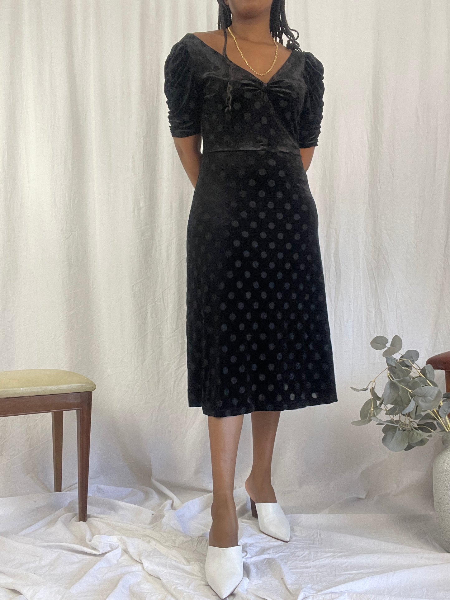 Vestido polka dots