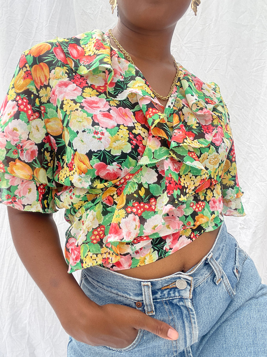 Blusa de flores