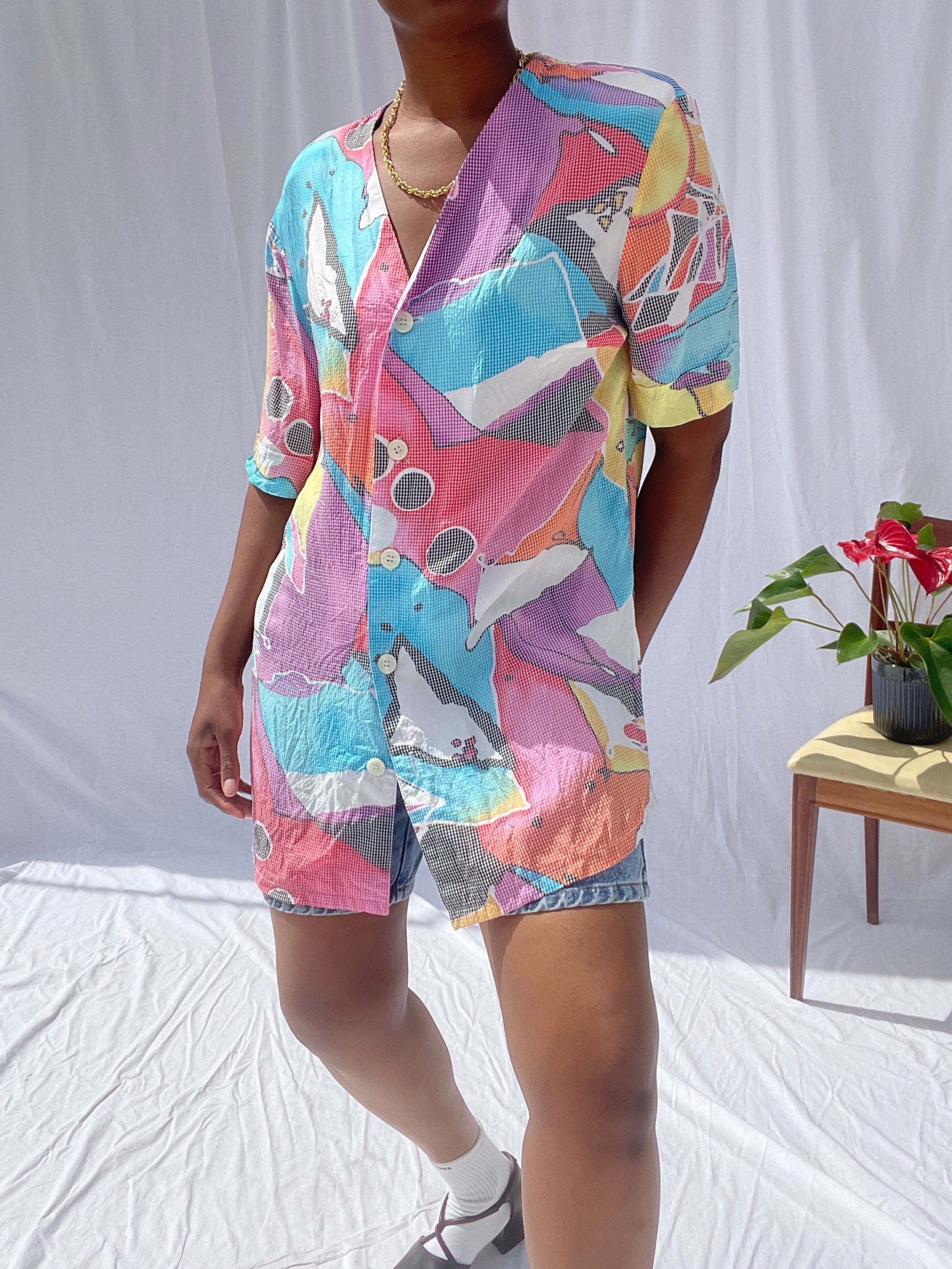 Camisa colorida