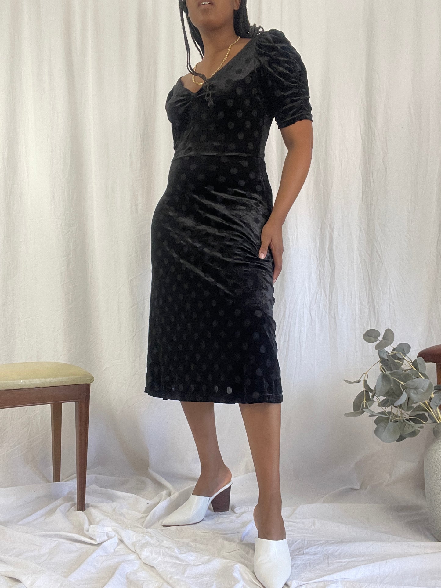 Vestido polka dots