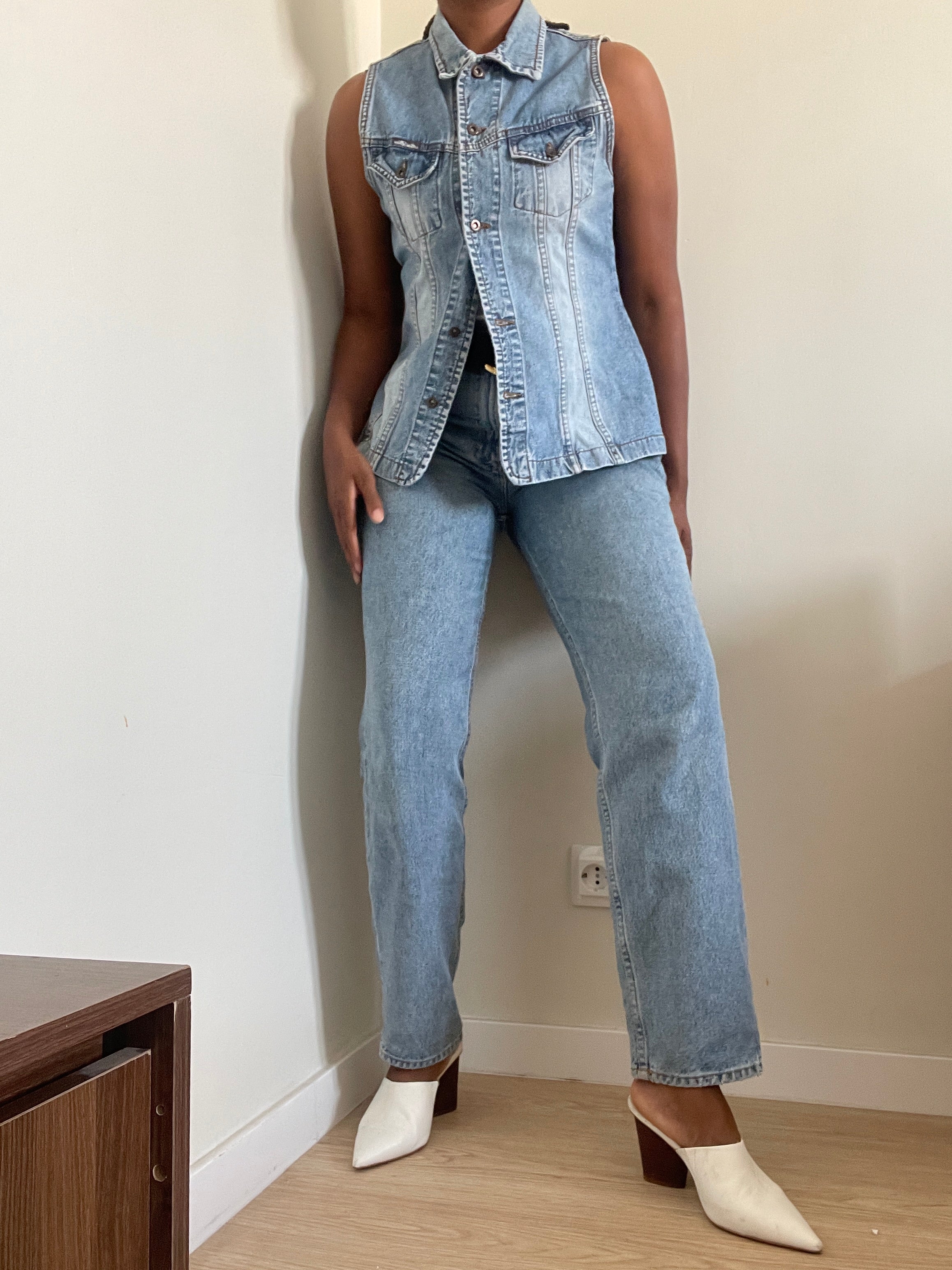 Colete denim