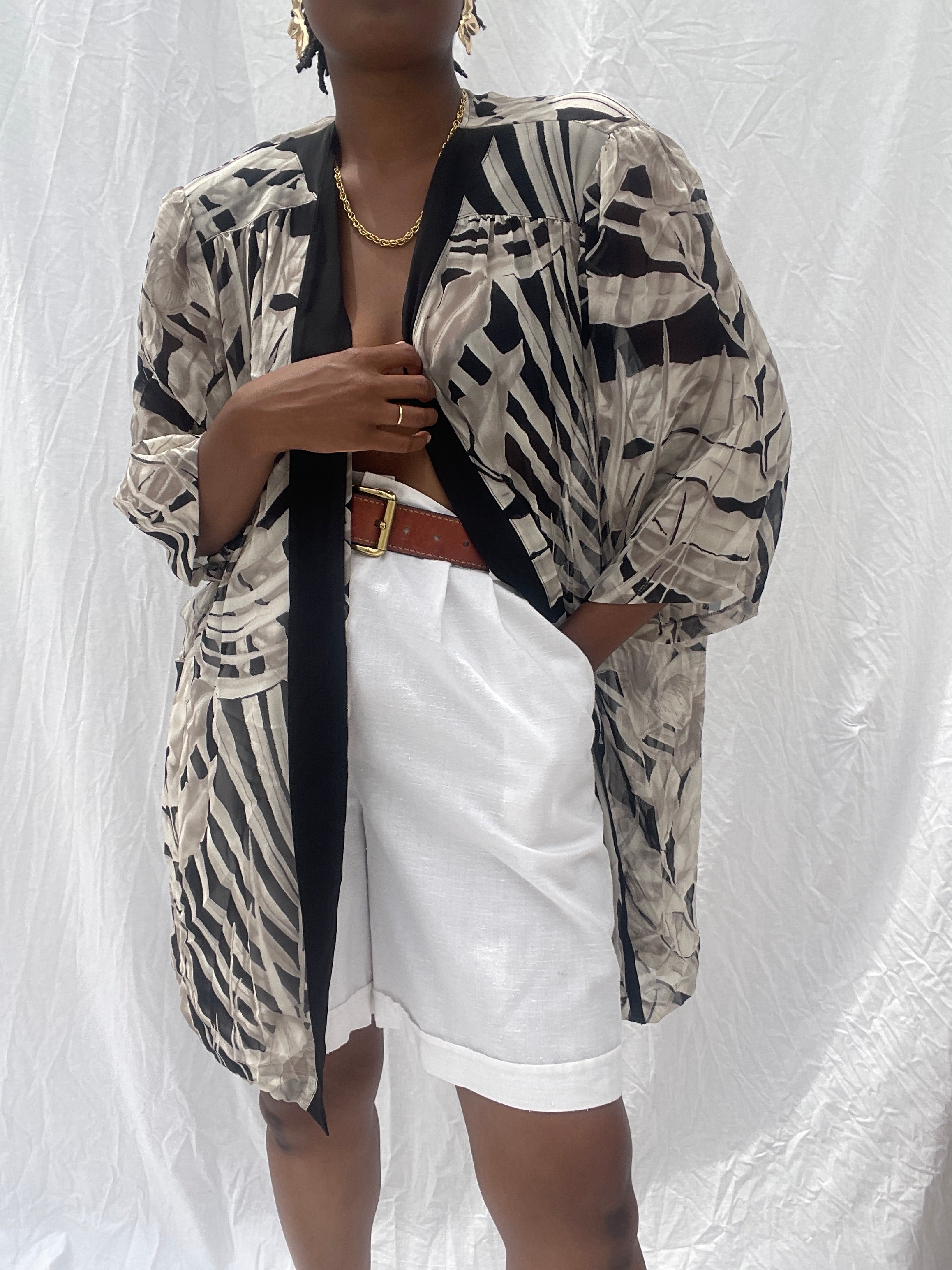 Kimono de seda