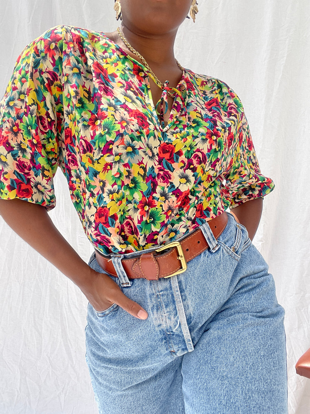 Blusa de flores